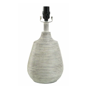 Stylecraft Wash Poly Table Lamp - Grey