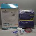 Pool Covers for Above Ground Pools - 18 ft Round Winter Pool Cover, Extra Durable Cold- and UV-Resistant Heavy-Duty Swimming Pool Cover for Winterizing