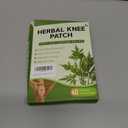 40 Pads Original Herbal Knee Patches,Powerful Temporary Pain Relief - Adhesive Heat Patches for Knee Support and Muscle Pain Relief, Made with Natural Herbs for Knee