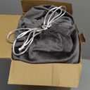 USB Heated Blanket for Keeping Warm, Cordless Wearable Throw with 3 Heat Levels, Battery Operated(No Power Bank Included) Shawl for Outdoor Use(Gray)
