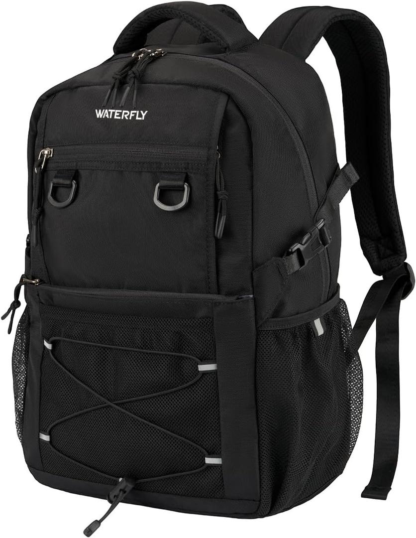 WATERFLY Travel Hiking Casual Backpack: 22L Lightweight Everyday Outdoor City Daypack College Bookbag for Women Men