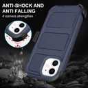 Saiboro for iPhone 12 Belt Clip Case Holster,for iPhone 12 Case with Stand,for iPhone12 Defender Case Anti-Drop,2 Layers of Sturdy for iPhoneCase 12,for Protective iPhone12Case Defender Belt Blue