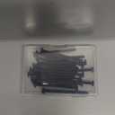 Bykonh M4-0.7 x 60mm Flat Head Machine Screws Furniture Bolts, Stainless Steel 304 Black Finish, Fully Threaded, 25 PCS