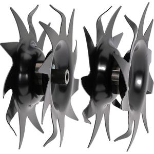 Power Tiller Tines for Mantis 1622, 7222, 7225, 7260, 7261, 7262, 7920, 7924, 7940 Cultivators, Till up to 10-Inch deep and 9-Inch Wide