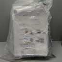 4 Pack Pull Out Cabinet Organizers Expandable (11.6''-17.5''), Plastic Slide Out Drawers for Kitchen, Bathroom, Pantry, Under Sink Storage, Pull Out Drawers Fixed with Adhesive Nano Film (White)