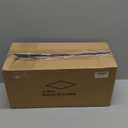 4 FT Prelit Artificial White Christmas Tree with Lights, Small Xmas Tree Decoration, Easy Assembly for Indoor and Outdoor, Pine Skinny Trees Warm Lightsm for Home, Office Party Dcor