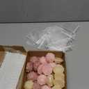 Demissle 24 Set Flower Mini Soaps for Guests Flower Soap Wedding Handmade Gift Favors Fancy Decorative with Thank You Tags for Wedding Bridal Guest Gift Party Favor(Rose)