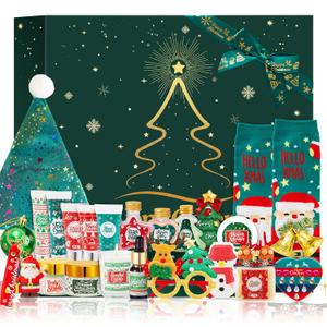 Advent Calendar 2025 Skincare Gift Set for Women, 24 Day Christmas Gifts, Holiday Beauty Gift Box, Spa Gift Basket for Mom & Teen Girls