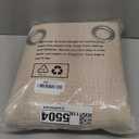 BGment Beige Linen Curtains 84 Inch Long for Living Room - Burlap Textured Light Filtering Window Treatments Grommet Sheer Drapes for Farmhouse, 2 Panels, 52 X 84 Inch