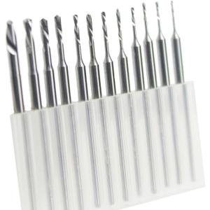 Luo ke 12 Pcs Drilling Burr - 3/32'' Shank Twist Drills Bits Jewelry Bead Reamer Drilling Tools for Lapidary Making (005-023)