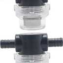 1/2 Inches Water Pump Strainer 2PCS for 12V DC 80 PSI Camper Marine Boat Lawn, 80 Mesh Filter