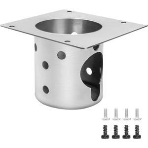 Hisencn Fire Burn Pot Replacement Parts for Pit Boss Pro 1150/1160 Pellet Grill, Firepot for Pit Boss PB1150PS2, PB1600PS1, PB1150PS3 Pellet Grill, FirePot for Pit Boss Accessories with Screws