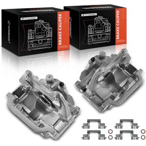 A-Premium Disc Brake Caliper Assembly with Bracket Compatible with Select Cadillac, Chevy and GMC Models - Escalade, Avalanche, Silverado 1500, Suburban 1500, Tahoe, Sierra 1500 and more - Rear Side