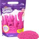 Kinetic Sand, 2lbs Pink Play Sand, Moldable Sensory Toys for Kids, Resealable Bag (Packaging May Vary), for Ages 3 and up