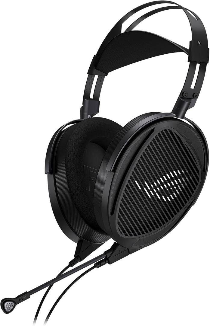 ASUS ROG Kithara Gaming/Audiophile Open-Back Wired Headphones with Mic  ROG-Tuned HIFIMAN Planar Magnetic Drivers, Adjustable Headband, Extra Ear Pads, Compatible with DACs, Amps, PC, Console, Mobile