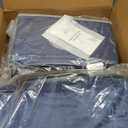 Extra-Wide Heated Cat House for Outdoor Use, Waterproof Insulated Shelter for Winter with Escape Exit, Spacious 23.5"  21"  16", Safe Heated Bed, Foldable, Connects to Feeding Station  Blue