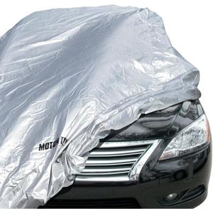 Motor Trend Universal Fit Car Cover for Cars SUVs Trucks Vans, Water-Resistant All-Weather Scratch Resistant Reflective Full Coverage Protect Against Rain Snow Hail Sun UV Protection Dust - XX-Large