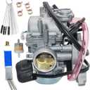 Carbman 0470-667 Carburetor For Arctic Cat 400 Carburetor Auto Manual 4X4 CVK 34-AE Pumper 2005 2006 2007 2008 TBX Carb 0470-537