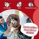 Dog Cone for Large Dogs After Surgery, Soft Dog Cone Collar for Dogs to Stop Licking, Adjustable Comfy E-Collar Alternative Lightweight Post-Surgery Recovery Elizabethan Collar for Pet