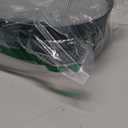 Metal Mesh Steel Basket, Oval Metal Wire Storage Organizer Baskets Multi Functional Kitchen Baskets Countertop Fruit Baskets Garden Harvest Basket for Picnic Decor Cabinet Home, Blackish Green