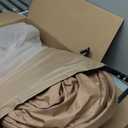 Miter Saw Dust Collection Hood with Light, Saw Dust Collector, Miter Saw Dust Collector Attachment, Accessory Holes, with Storage Cover, Fits All Miter Saws (Khaki)