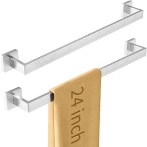 Bathroom Towel Bar, Towel Racks for Bathroom Wall Mounted Brush Nickel