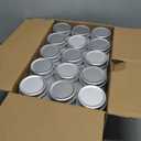75 Pcs Clear Window Aluminum Round Cans,Candle Containers with Screw Lid,2 Oz Metal Round Tins for Crafts,Cosmetic, DIY