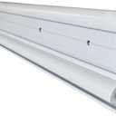 RV Awning Trim, Aluminum RV Insert Roof Trim, 51" Length Black Camper Trailer Awning Rail (4 Trim Pieces, Black) (2 Trim Pcs, White)