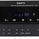 7.1 Channel AV Receiver | Audio Amplifier with Subwoofer Output, Bluetooth Streaming | Surround Sound System for TV, Home Stereo Receiver for Home Theater.