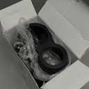 Toilet Brush and Holder Set with Pumice Stone  Long Handle Toilet Bowl Brush, Anti-Splash Scrubber, Ventilated Drip-Free Base, Deep Cleaner for Hard Water Stains, Limescale, Toilet Rings (Black)