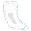FitRight Extra Incontinence Liners, Moderate Absorbency, 13" x 30", 20 Count (Pack of 4)