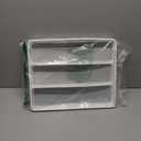 madesmart 3 Compartment Utensil Tray, Multi Purpose Storage Organizer, Non Slip Lining,Deep Storage for Ladles, Whisks & Serving Tools, for Drawers & Home Organization, White