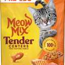 Meow Mix Tender Centers Salmon & White Meat Chicken Flavors, Dry Cat Food, 14.2 lb. Bag (EXP 07/01/27)