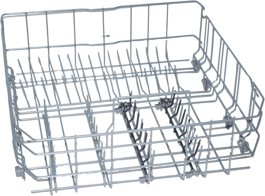 20000533 Dishwasher Lower Rack Complete +Wheels Replacement Part #s 20000533 AP6894232 00689429 00689997 20000532 00775824 00770024 00775315 00770085 00770689 00770730 and Compatible with Bosch, Grey