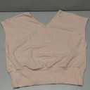 SOLY HUX Women's V Neck Knit T Shirt Short Sleeve Dressy Casual Tee Tops Small