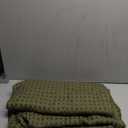 Bedsure Cooling Cotton Waffle Queen Size Blanket - Lightweight Breathable Blanket of Rayon Derived from Bamboo for Hot Sleepers, Luxury Throws for Bed, Couch and Sofa, Green, 90x90 Inches