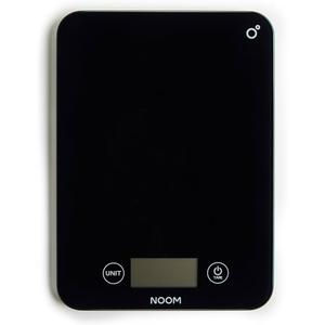Noom Digital Kitchen Scale: Accurate Precision, LCD Display for Clarity, Stylish Black, Battery Included for Seamless Operation (Black)