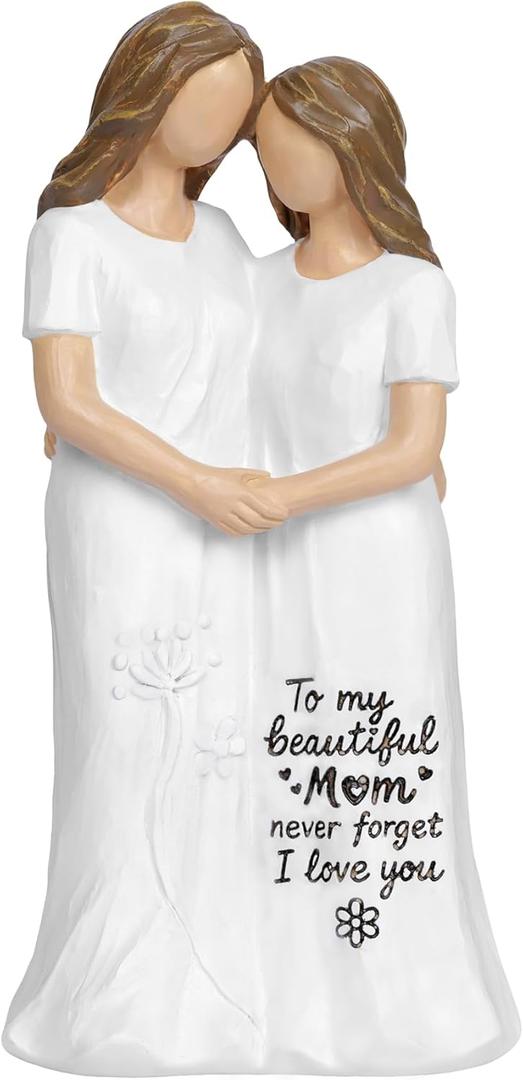 Gifts for Mom, Mother and Daughter Figurines Mother Daughter Gift Mom's Gifts from Daughter Mom Birthday Gifts for Christmas, Birthday,Thanksgiving, Mother's Day or Birthday Figurines Statue