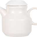 Yardwe Ceramic Sauce Cup with Lid and Handle Kitchen Pour Gravy Container for Salad Dressing Vinegar Condiments Milk Serving 5.51 X 4.13 X 3.54 in