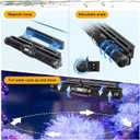 Hygger Aquarium Wave Maker - Adjustable Cross Flow Pump with LED Display Controller, Magnetic DC 24V Powerhead for Freshwater & Marine Reef Aquariums Up to 265 Gallon (25W)
