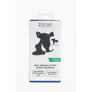 ZGEAR Dash, Window Or Vent Gravity Grip Mount Universal Mount