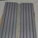 GEHE Bamboo Sofa Arm Tray, Foldable Couch Arm Tray Side Table, Anti-Falling Armrest Tables Cup Holder for Snacks, Drinks, Beers, Phone, Control, Flexible and Portable, Anti-Slip (Gray)