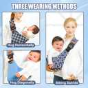 Marrlly Baby Sling Carrier 2026 Baby Carrier Newborn to Toddler Sling Lightweight Baby Carrier Sling with Adjustable Straps Toddler Carrier Wrap for 10-30 lbs(Gray)