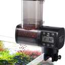 hygger Automatic Fish Feeder for Aquarium: Auto Fish Food Dispenser with Timer,quantitative and Fixed-Point Feeding System for Betta Turtle Small Tank - Aquarium Vacation Feeder with 3 AAA Batteries