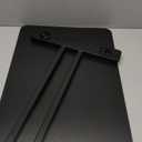 FLEXISPOT H7 Adjustable Overbed Bedside Table with Wheels Pneumatic Mobile Standing Desk Laptop Desk Rolling Computer Cart Movable Overbed Tables Hospital Home Use(27.6" W x 15.7" D, Black Table) (Small)