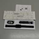 Fitness Tracker Watch for Women Men, Step Counter Compatible with iPhone Android, IP68 Waterproof Activity Tracker with Sleep Monitor, 110+ Sports Pedometer (ObsidianBlack, 1.57)