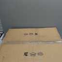 COCOSTAR 20" Crystal Chandeliers, Flush Mount Chandelier LED Ceiling Light, Modern Crystal Raindrop Chandeliers for Dining Room, Living Room, Bedroom (Silver)