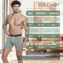 Ultra Soft Micro Modal Boxer Briefs Mens, Breathable Underwear for Men with Fly Opening, 4 Pack
