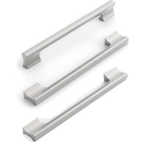 Brushed Satin Nickel Cabinet 8inch 3 Pack
