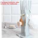 Kitchen Glove Holder Kitchen Glove Stand Holder Rubber Glover Drying Dryer Rack Reusable Rubber Glove Clothes Drying Rack for Dish Gloves and Rags (Blue)